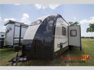 The Forest River Vibe Xtreme Lite travel trailer.