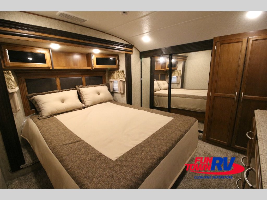 Prime Time Crusader Fifth Wheel Master Bedroom