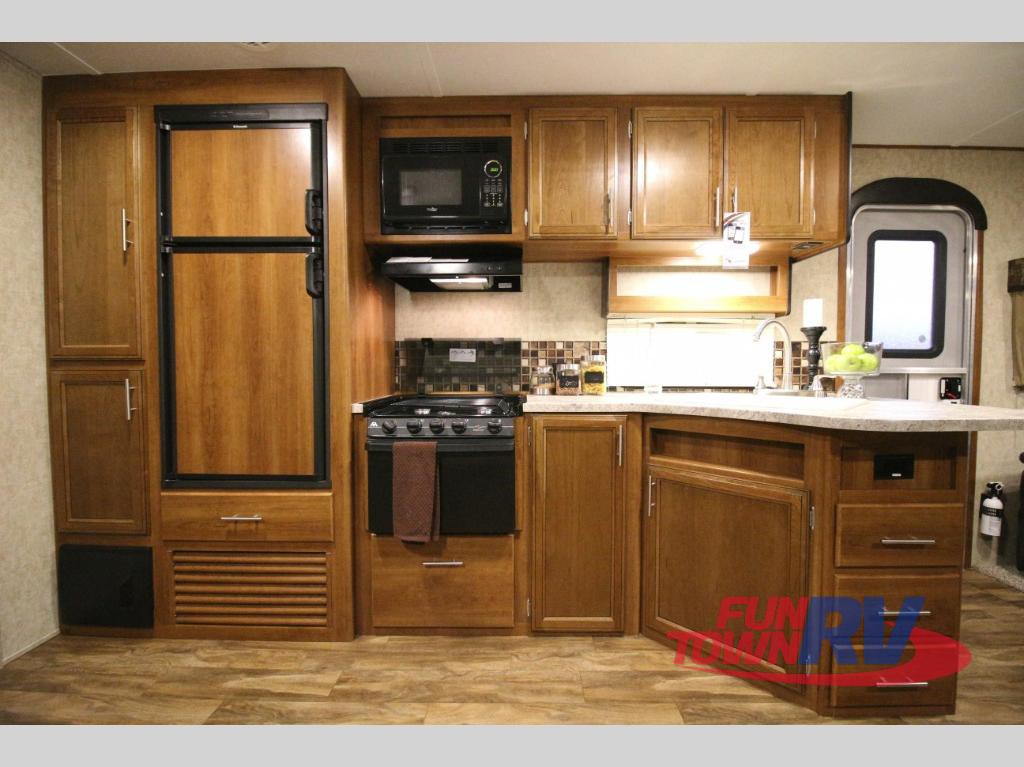 Prime Time Avenger Travel Trailer Kitchen