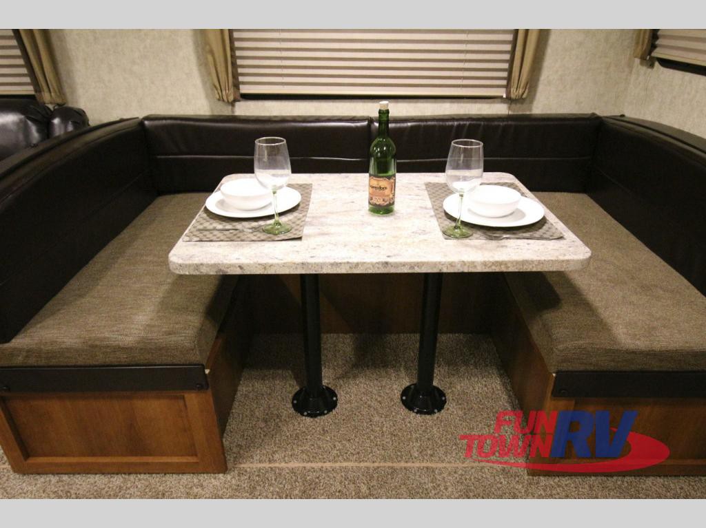 Prime Time Avenger Travel Trailer U-shaped dinette